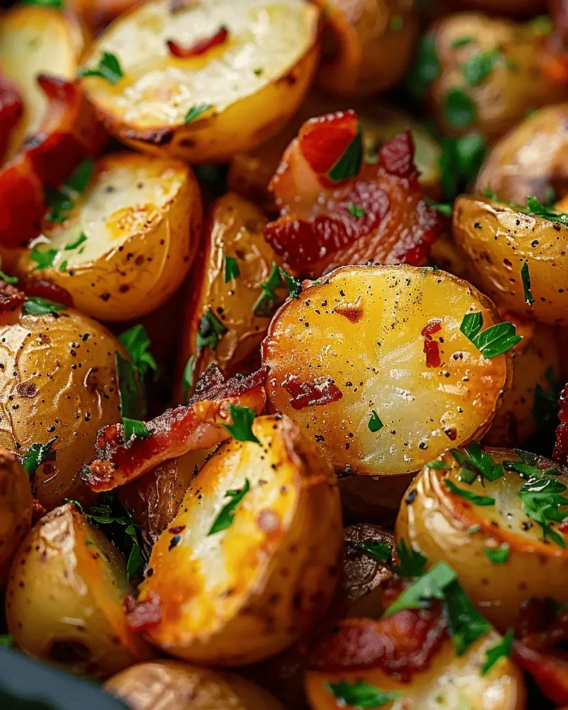 Honey Bacon Roasted Potatoes