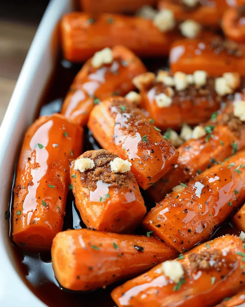 Slow Cooker Maple & Brown Sugar Glazed Carrot