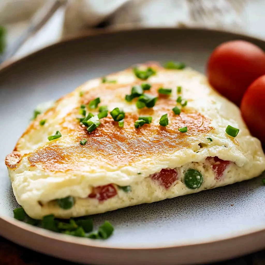 Light and airy omelette
