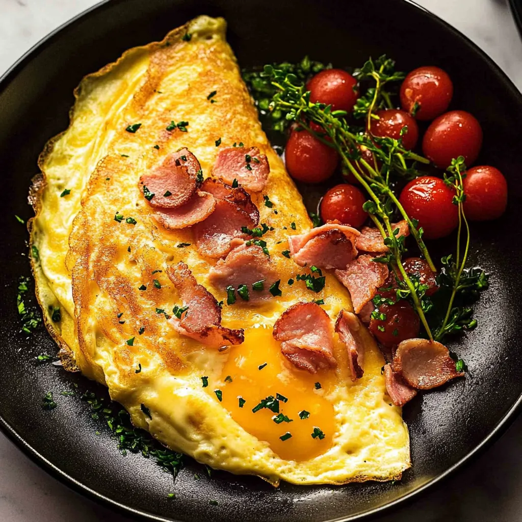 Chicken and cheese omelette guide 