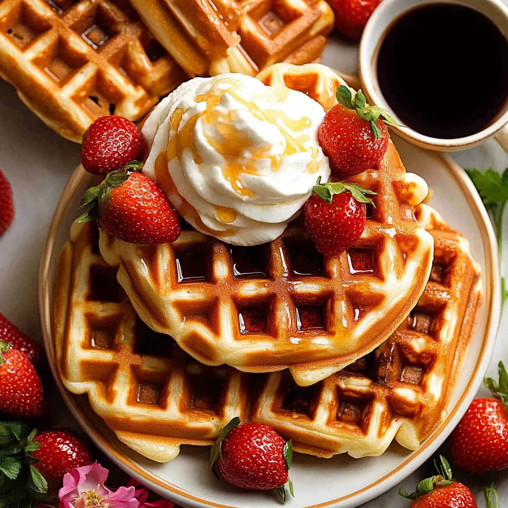 Crispy waffles 