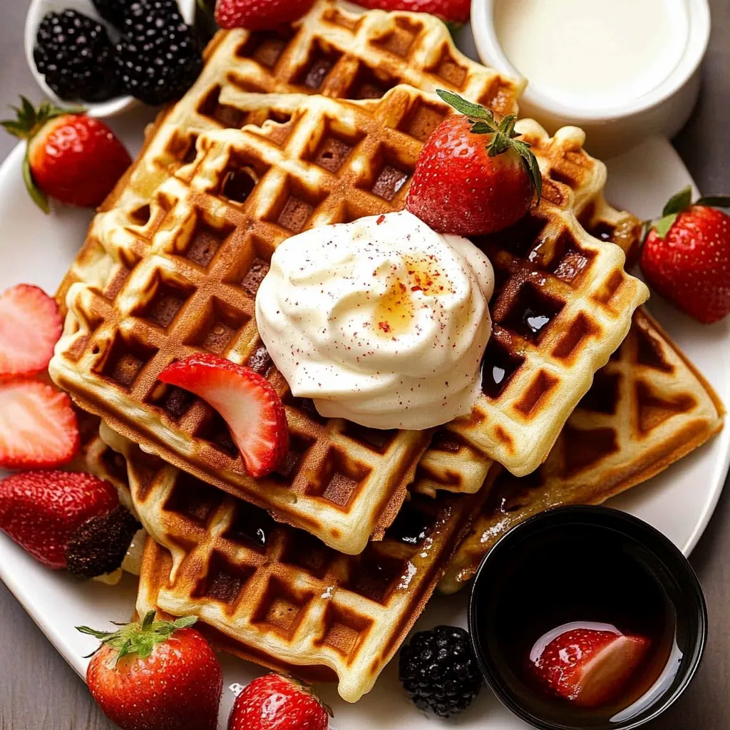 Easy waffle recipe