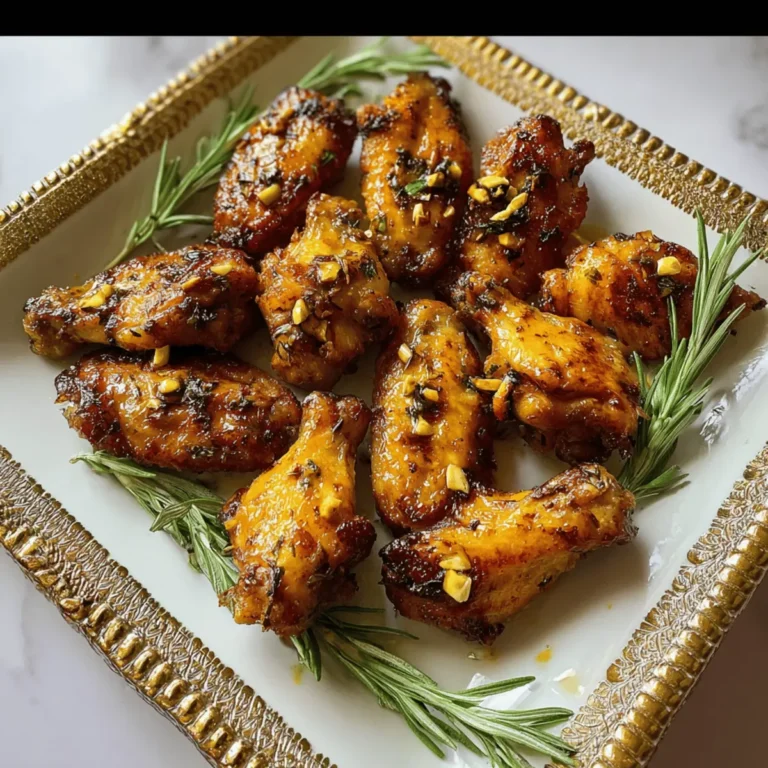 Air Fryer Garlic Rosemary Chicken Wings