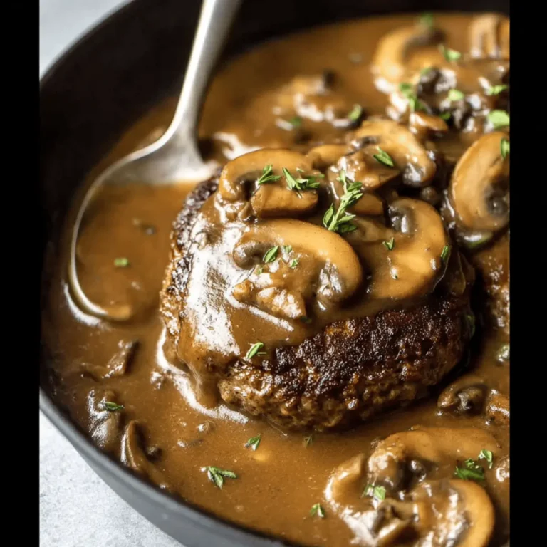 Salisbury Steak with Mushroom Gravy