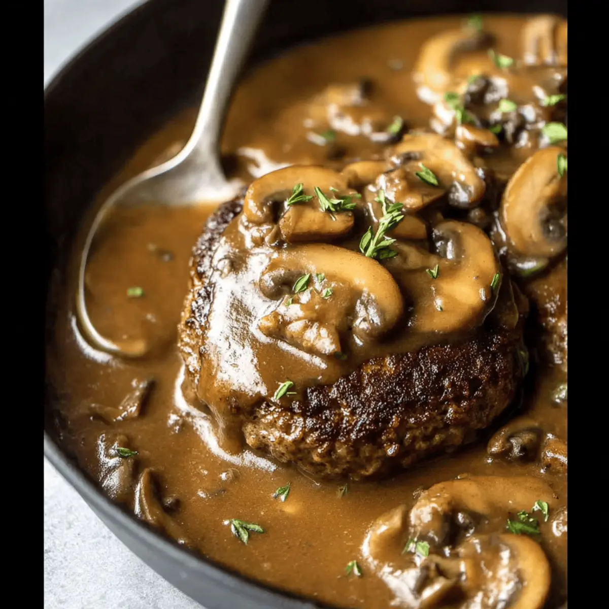 Salisbury Steak with Mushroom Gravy
