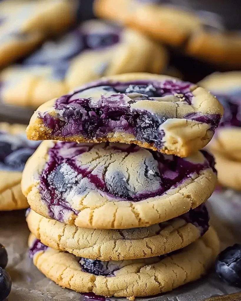 Blueberry Cheesecake Cookies