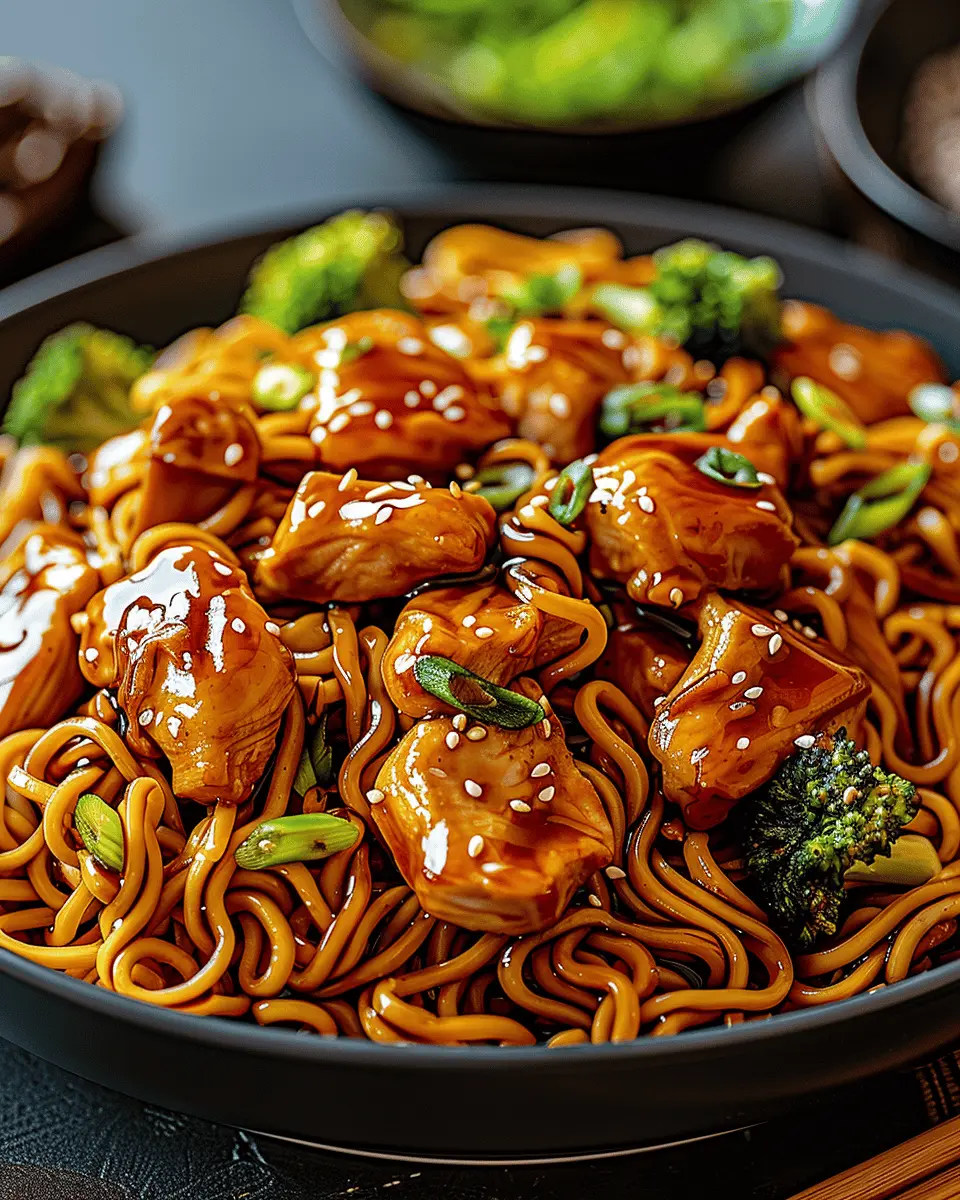 Chicken Teriyaki Noodles