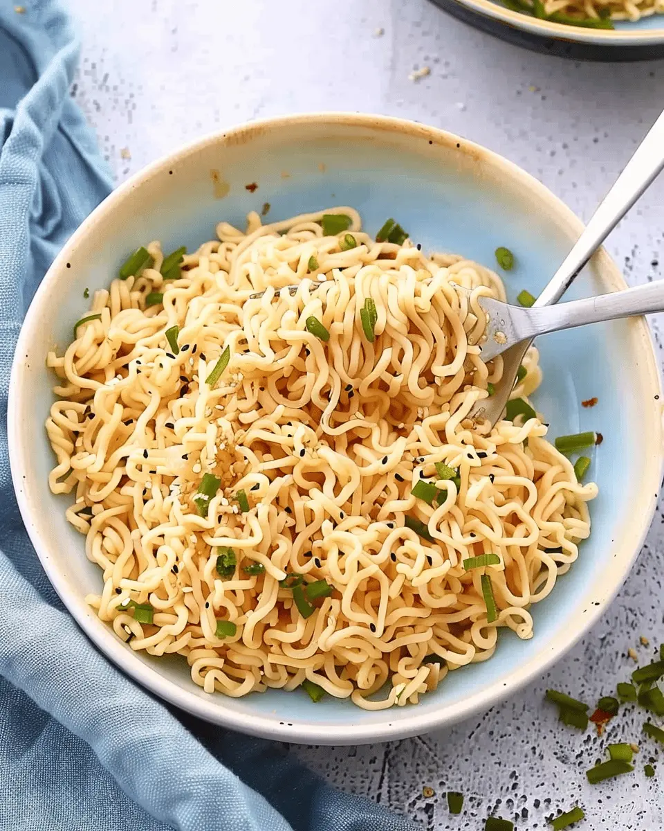 Garlic butter Ramen Noodles