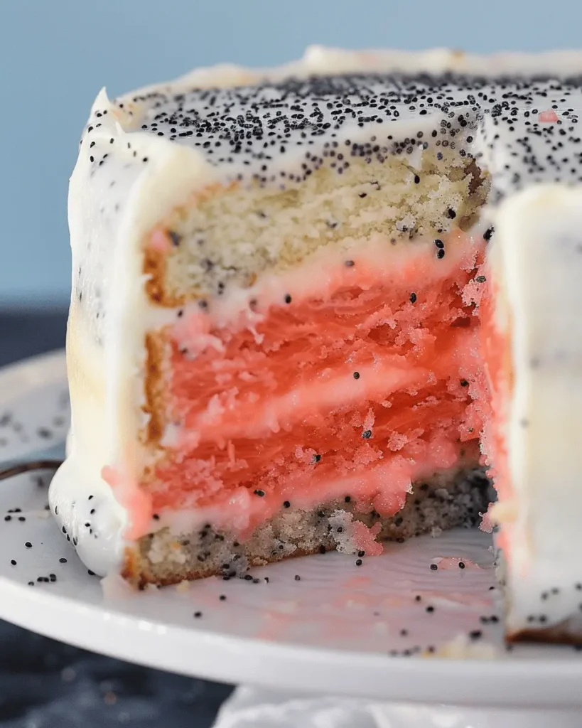 Grapefruit Poppy Seed Cake