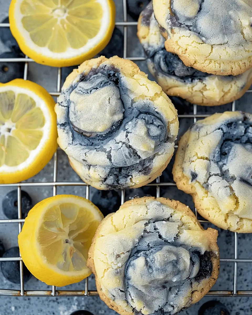 Lemon Blueberry Cookies
