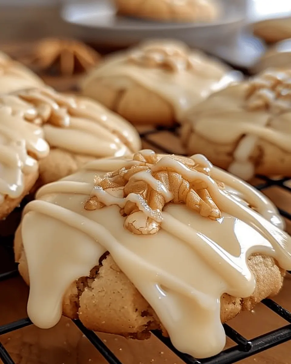 Maple Cookies with Maple Icing