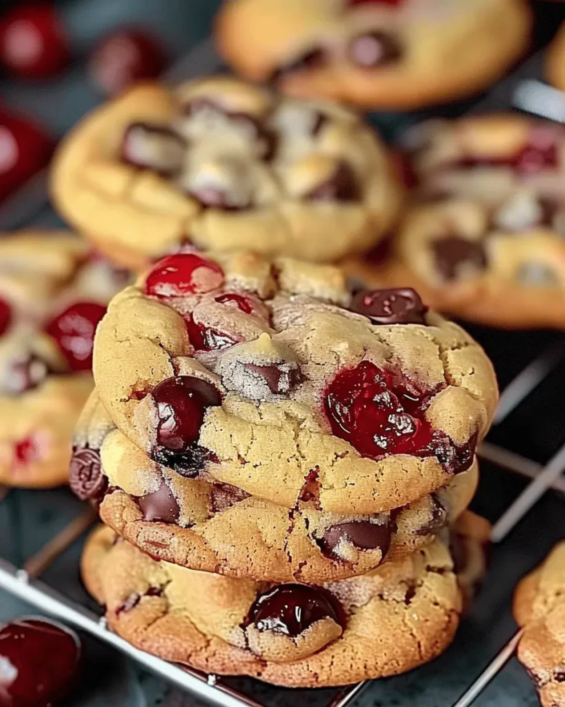 Maraschino Cherry Chocolate Chip Cookies Recipe