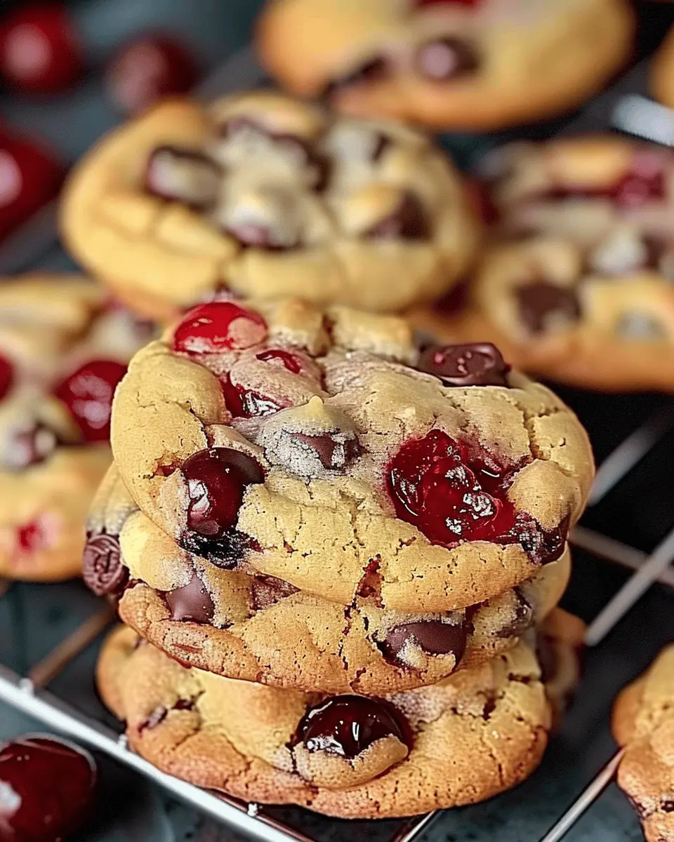 Maraschino Cherry Chocolate Chip Cookies Recipe