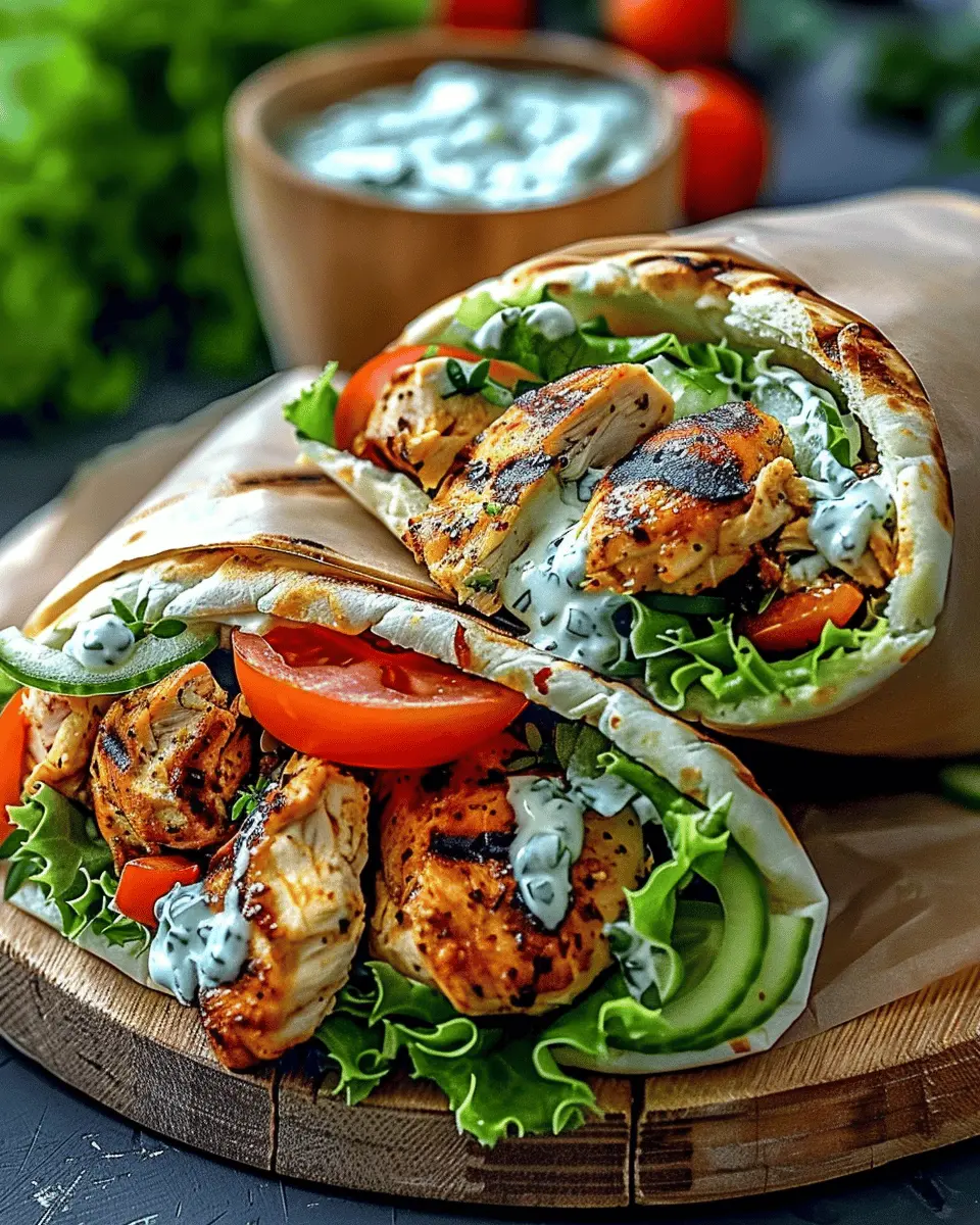 Mediterranean Chicken Gyros