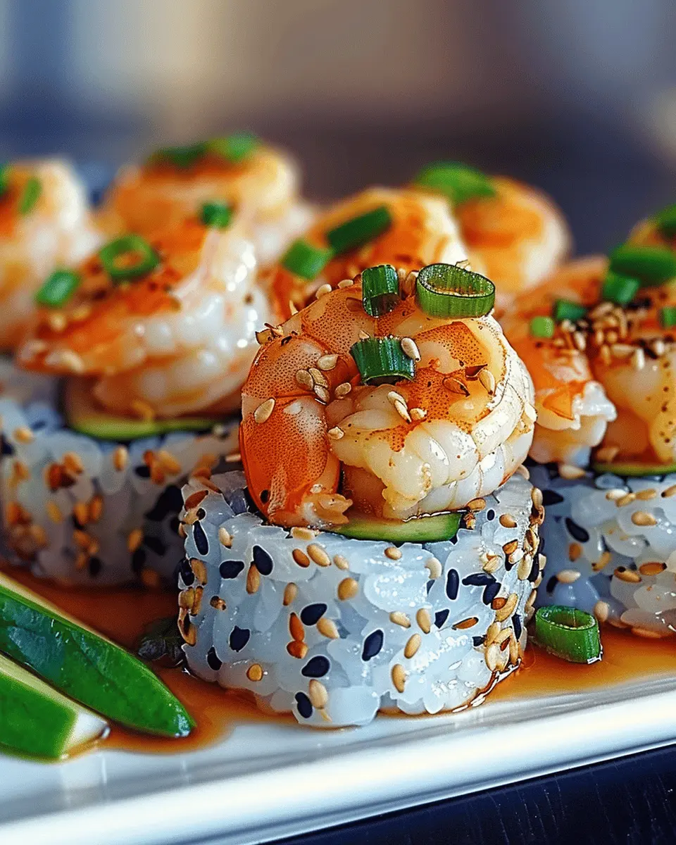 SPICY SHRIMP SUSHI STACKS