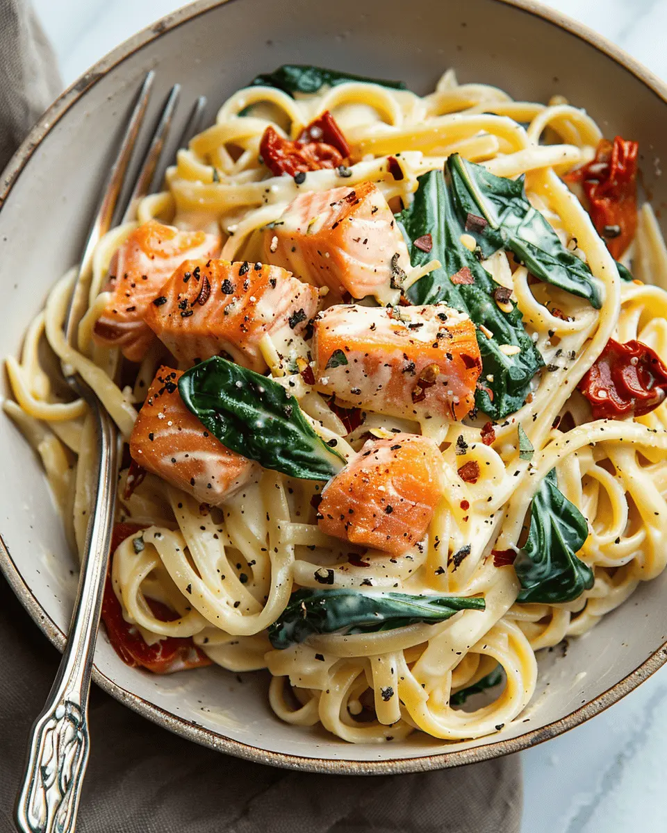 Smoked Salmon Carbonara
