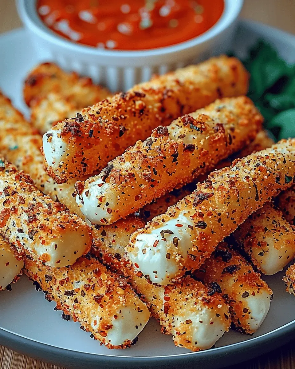 Air Fryer Mozzarella Sticks
