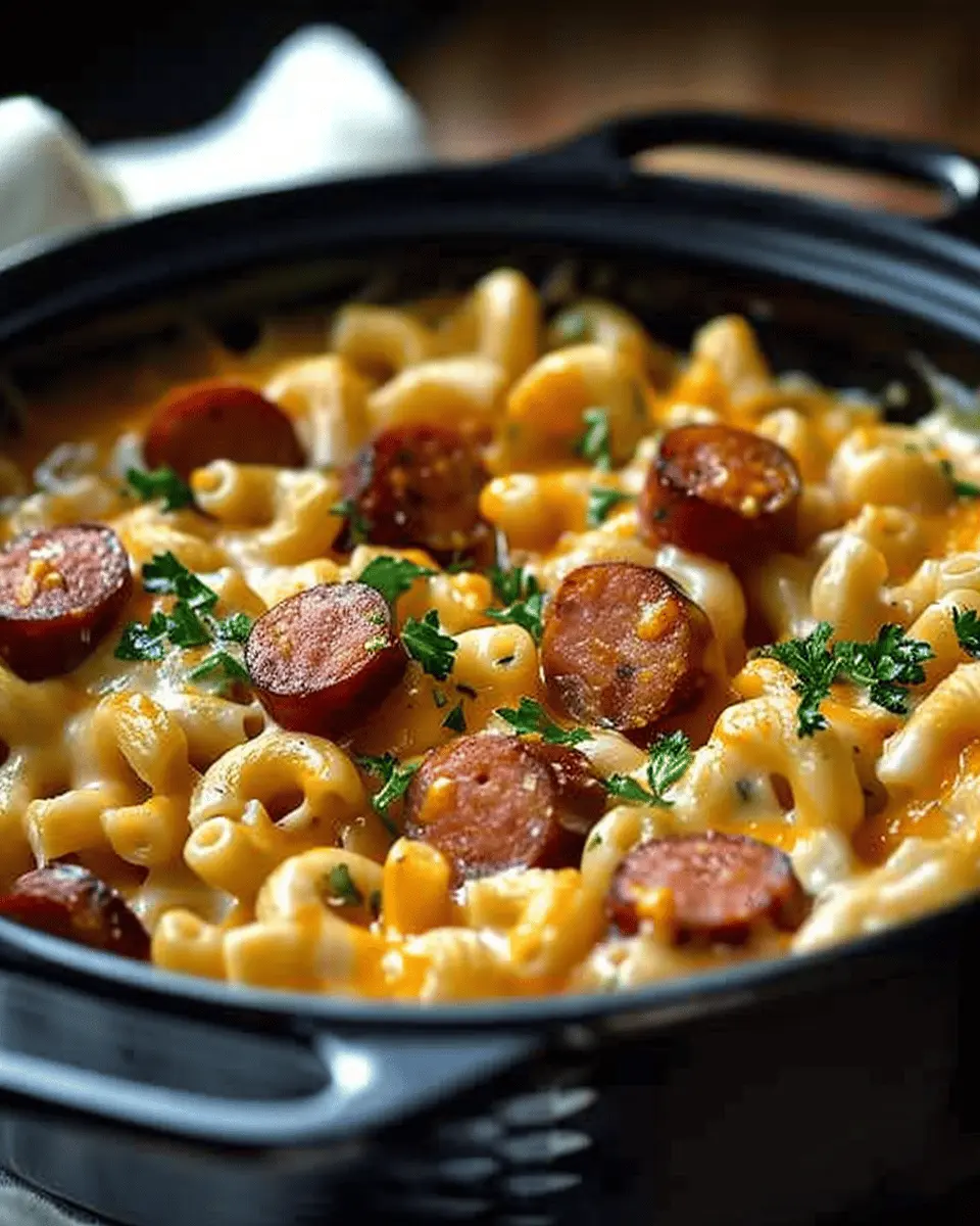 One-Pot Kielbasa Mac and Cheese