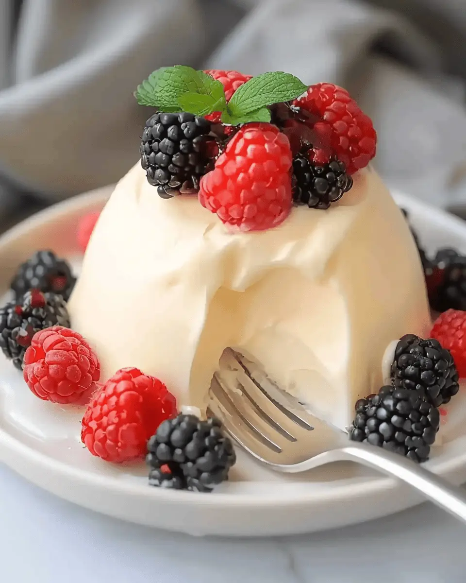 Bavarian Cream And Berries