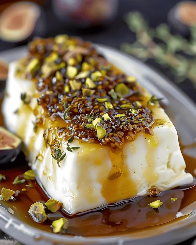 Goat Cheese Appetizer with Honey, Fig & Pistachios