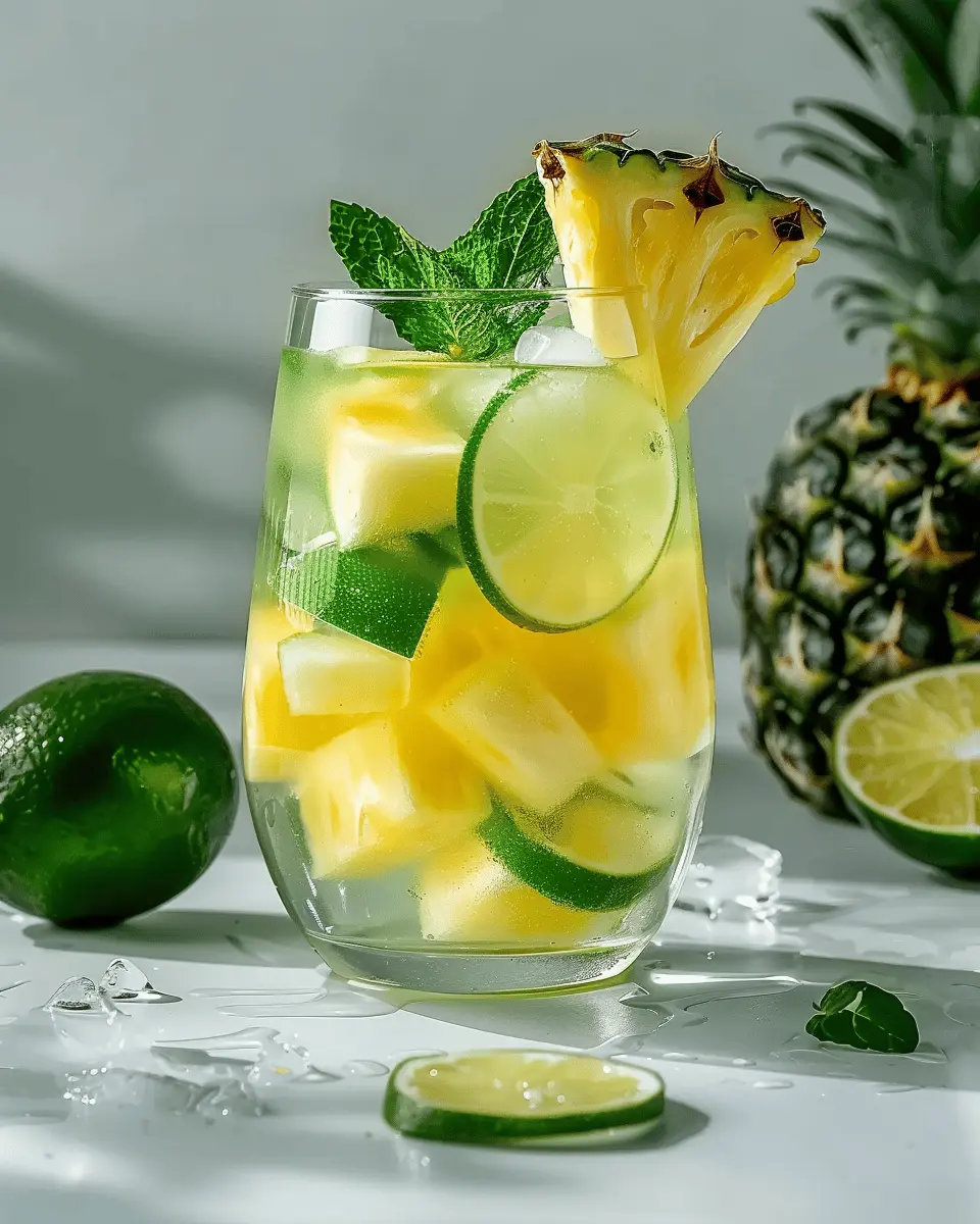 Pineapple Infused Water