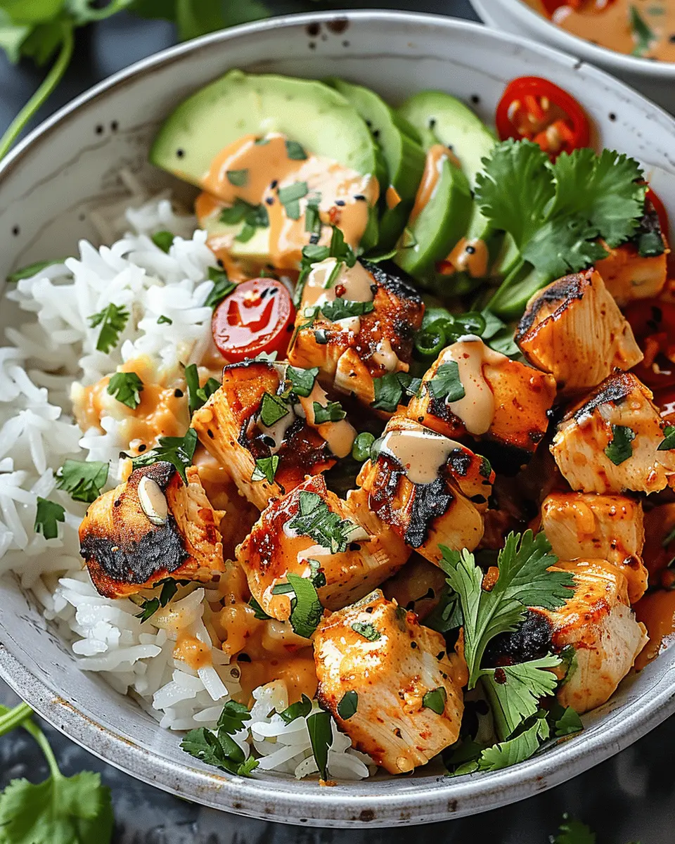 Coconut Chicken Rice Bowl