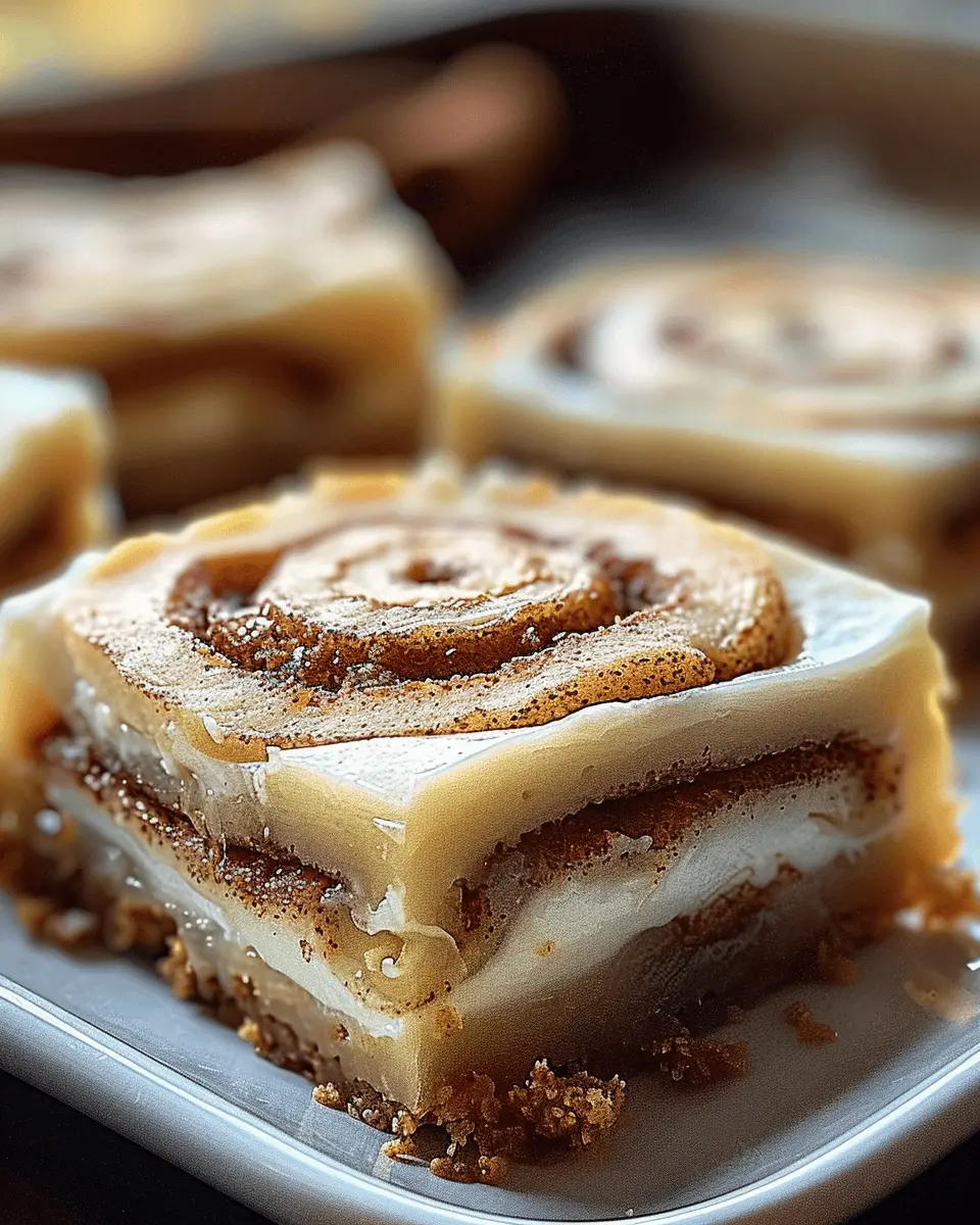 Cinnamon Roll Bliss Bars