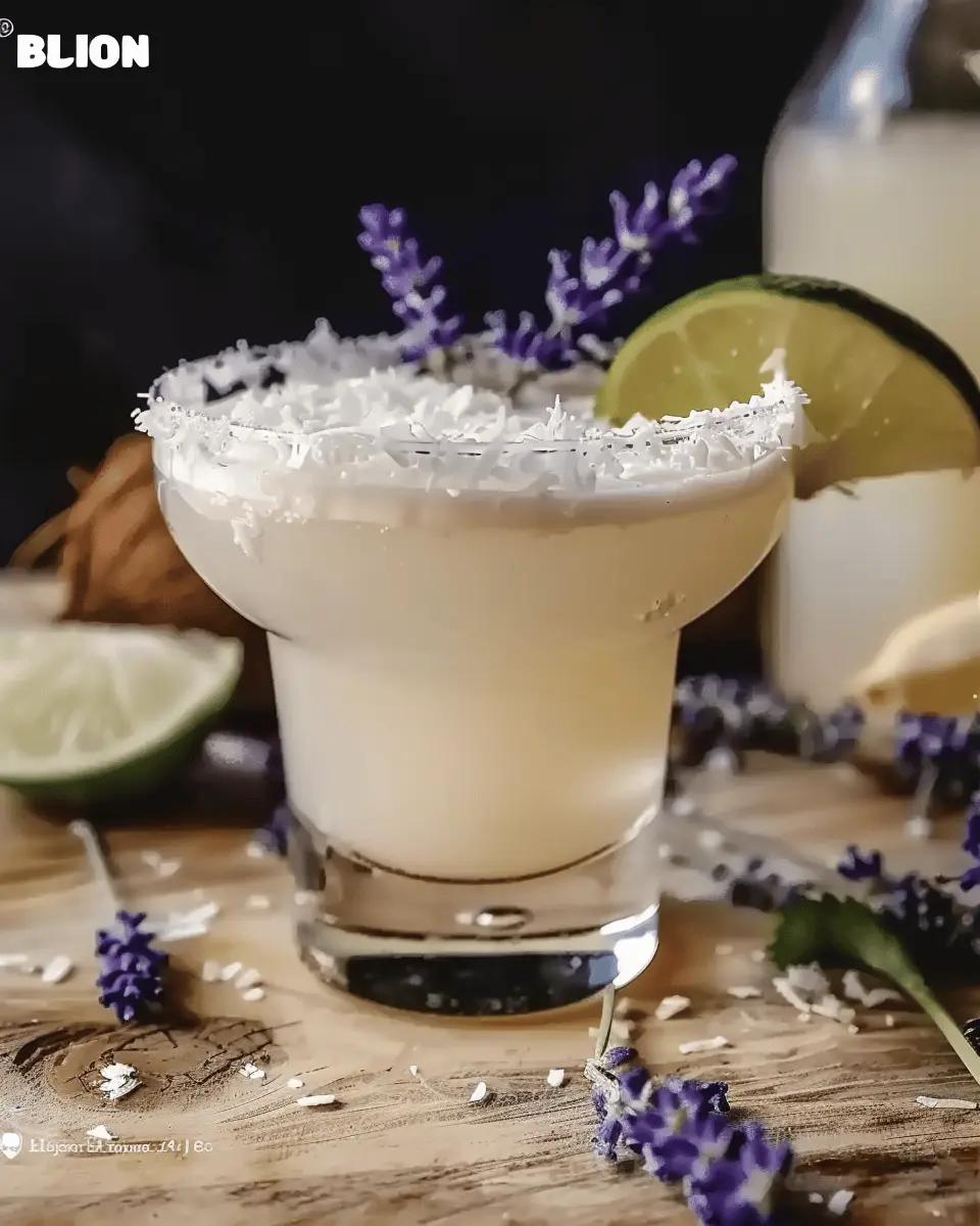 Coconut Lavender Margarita
