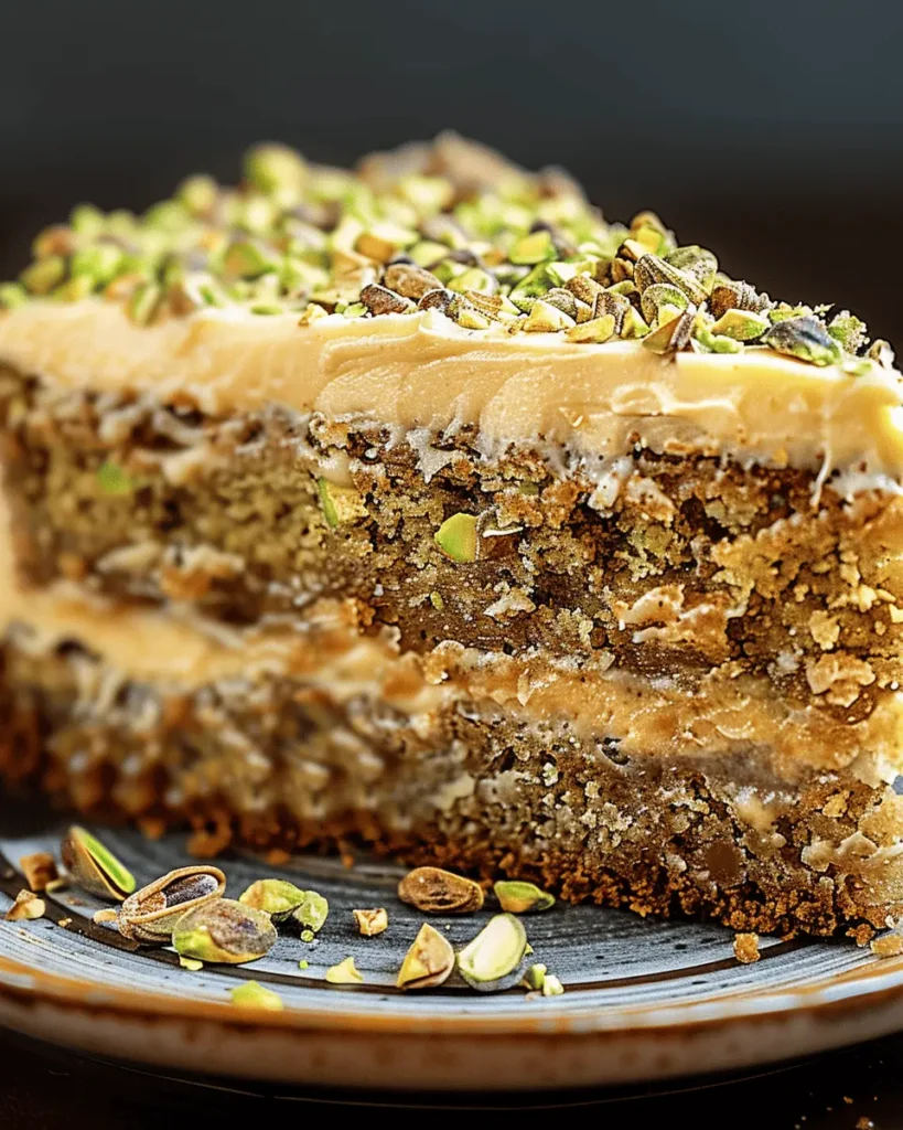 Pistachio Coffee Cake