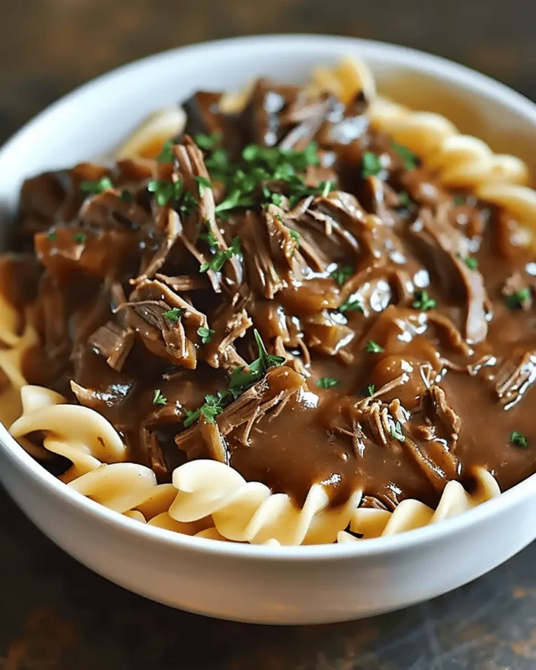 Slow Cooker Beef & Noodles