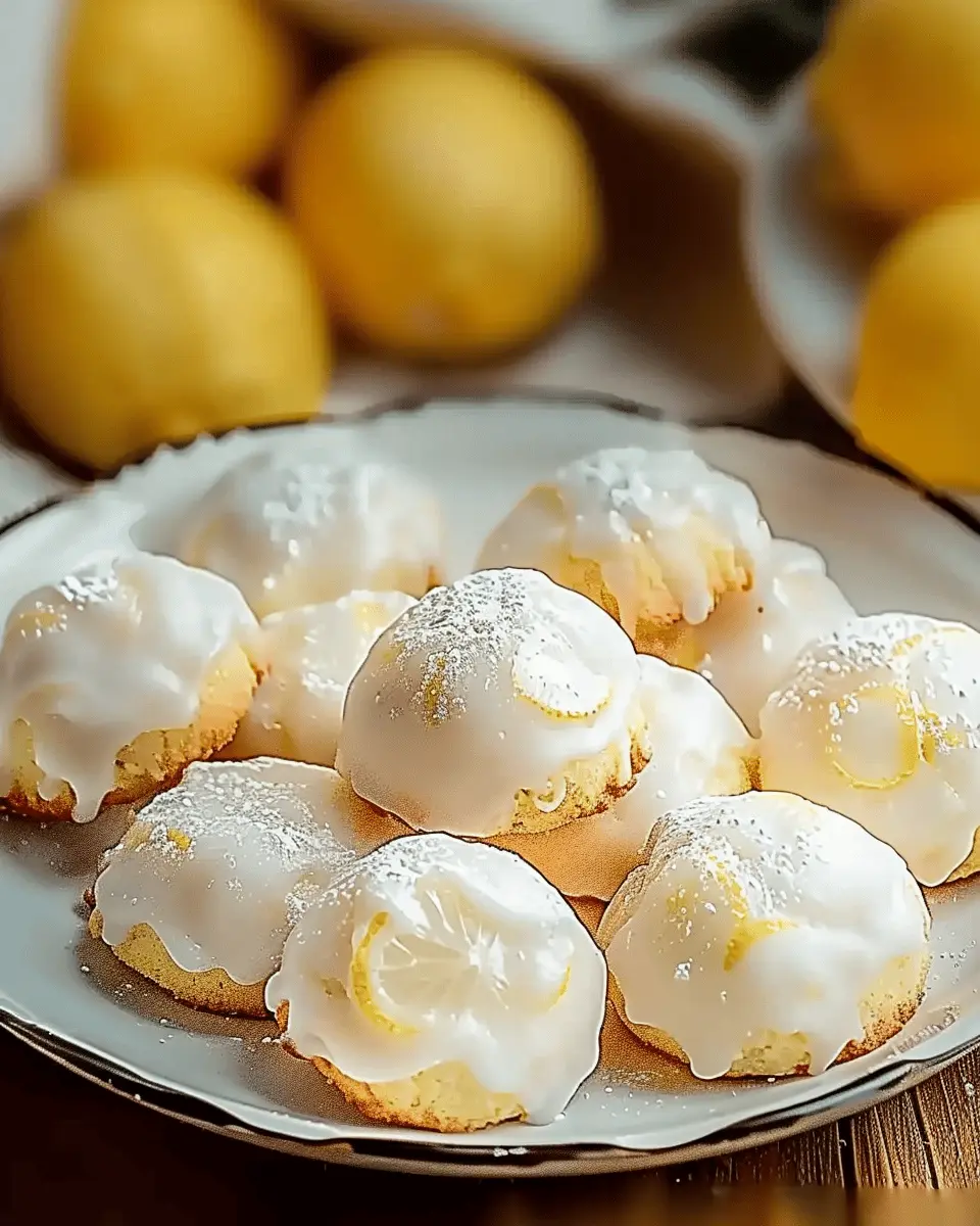 Italian Lemon Drop Cookies
