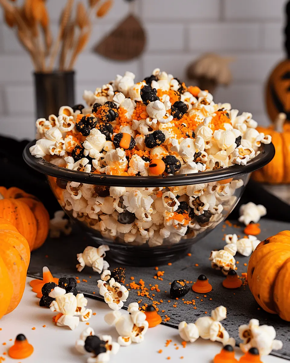 Easy Halloween Popcorn