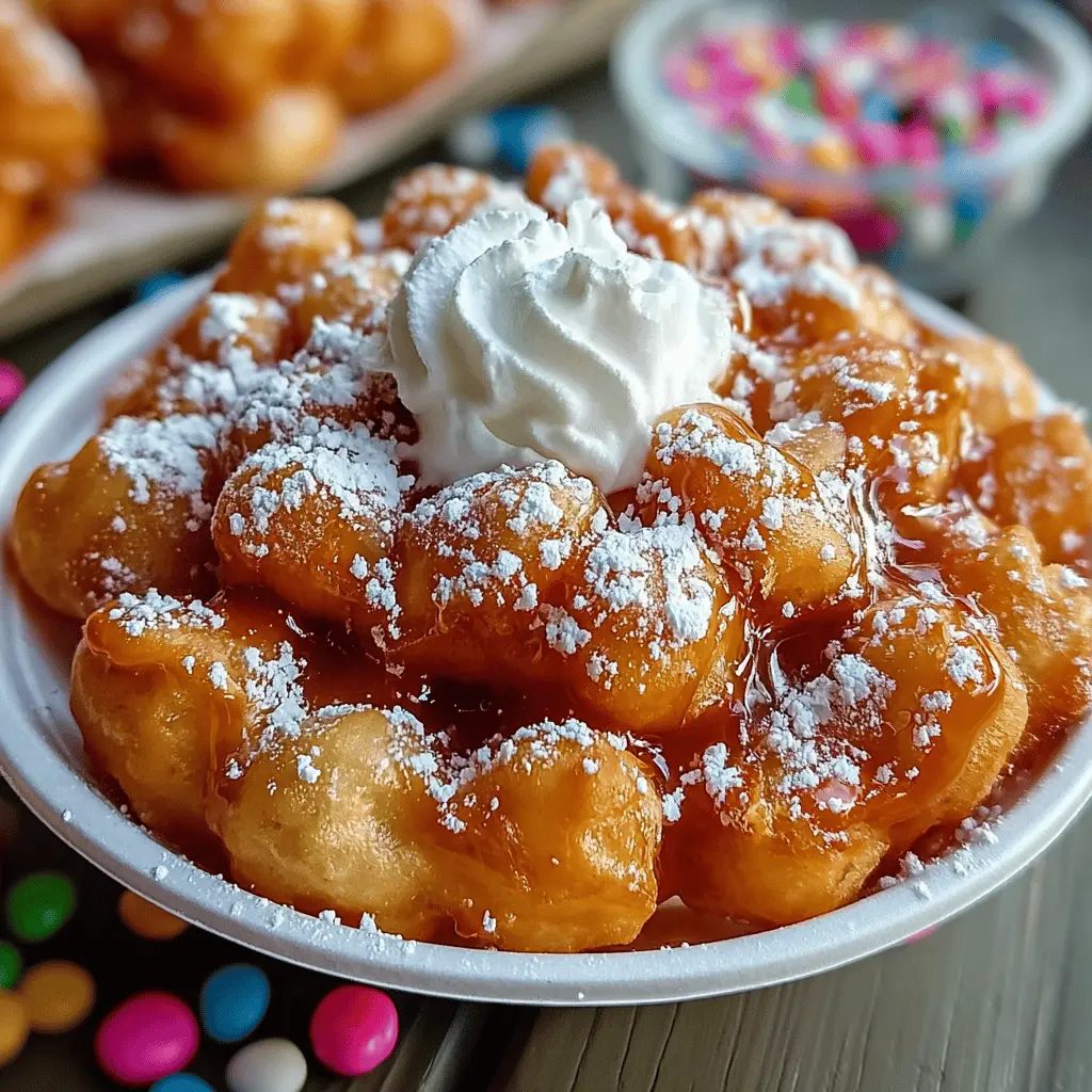Funnel Cake Donut