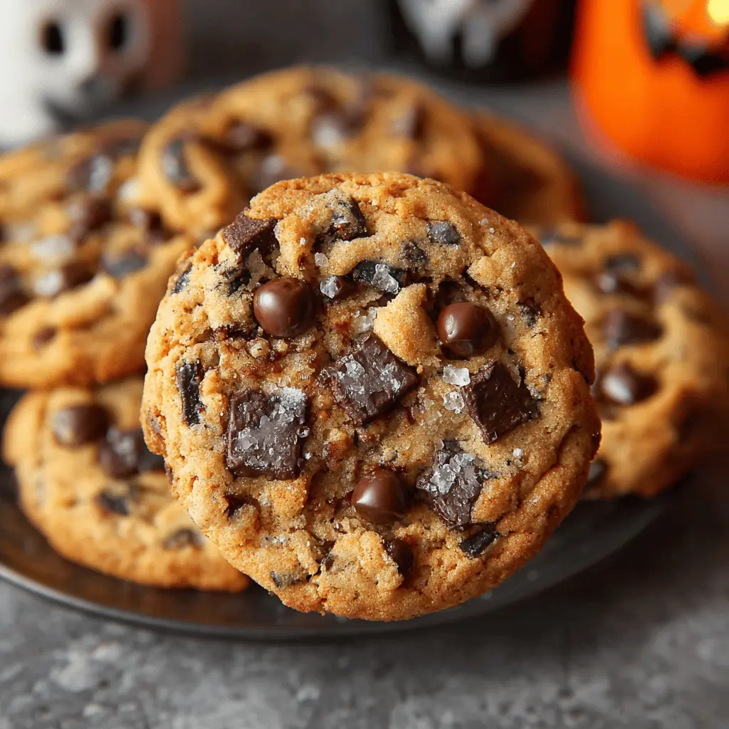 Halloween Chocolate Chip Cookies