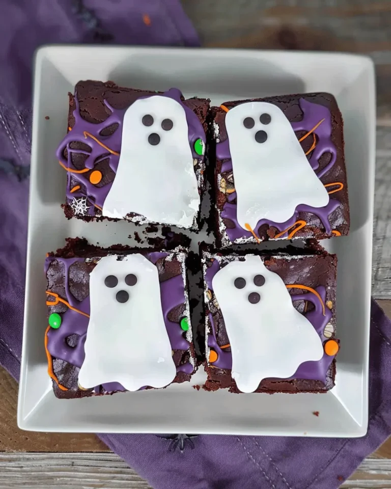Halloween Ghost Brownies