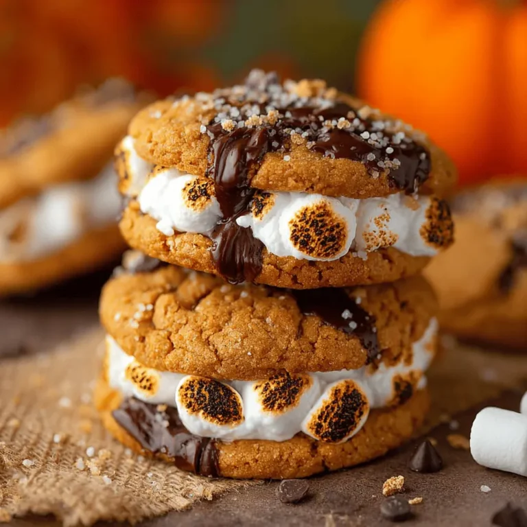 Pumpkin S’mores Cookies