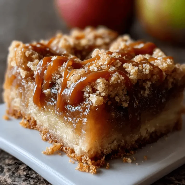 Salted Caramel Apple Crumble Bars