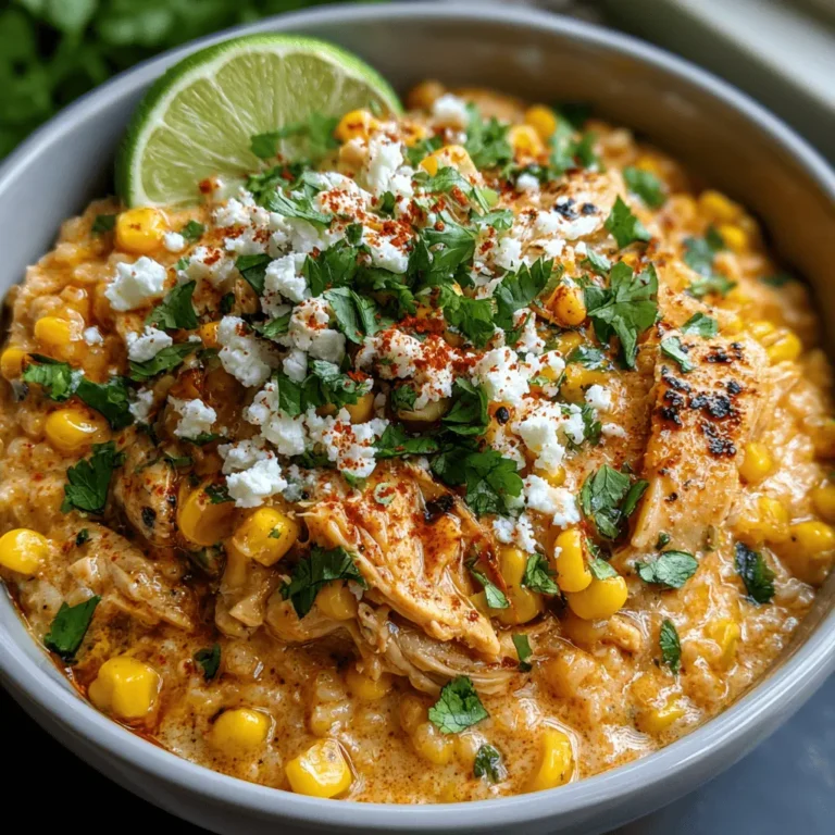Slow Cooker Street Corn Chicken