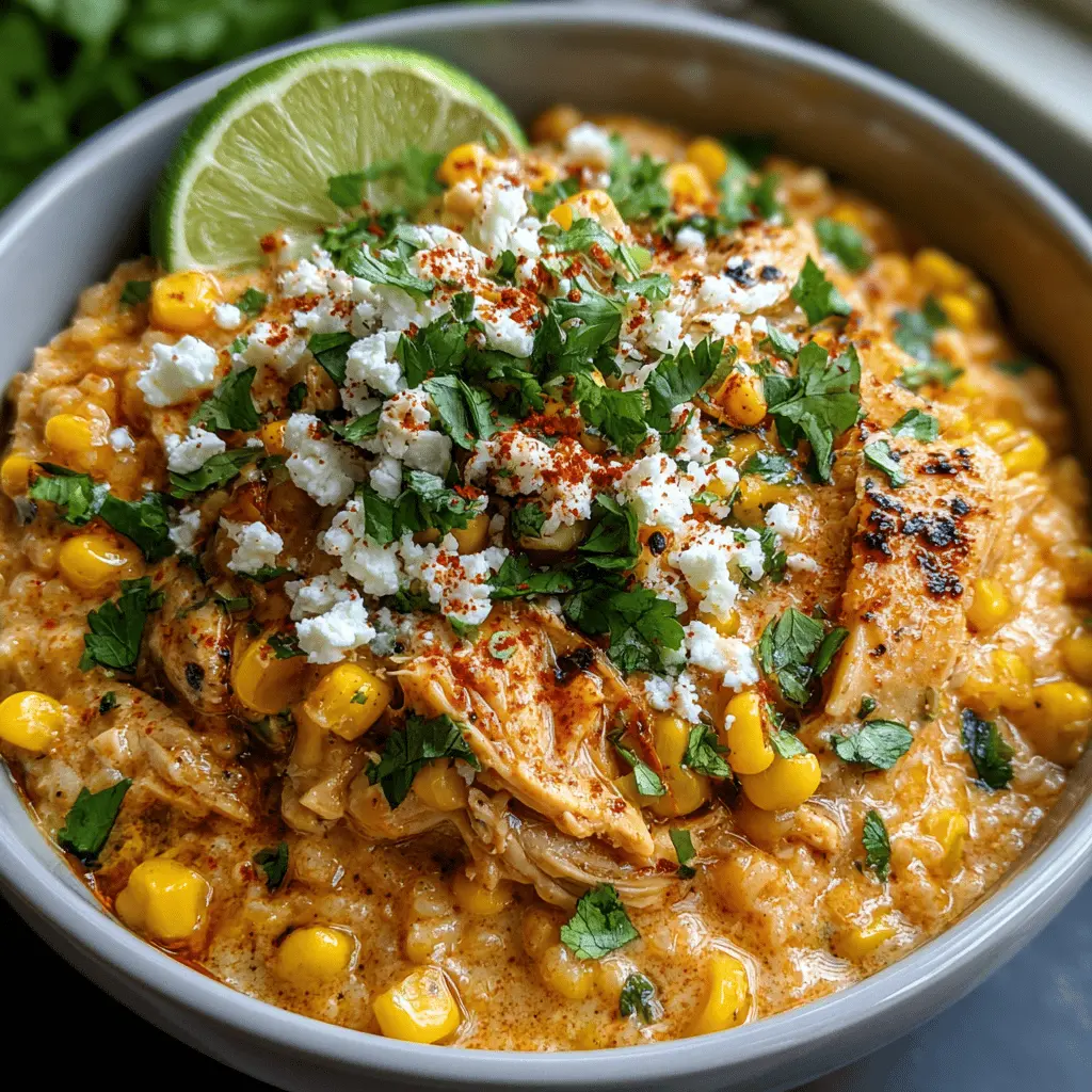 Slow Cooker Street Corn Chicken