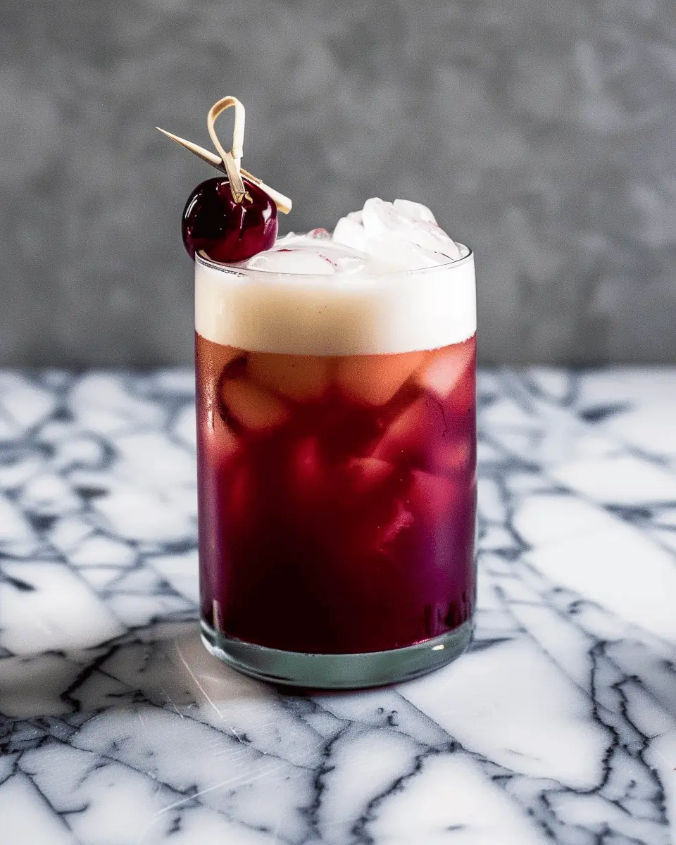 Tropical Cherry Rum Cocktail