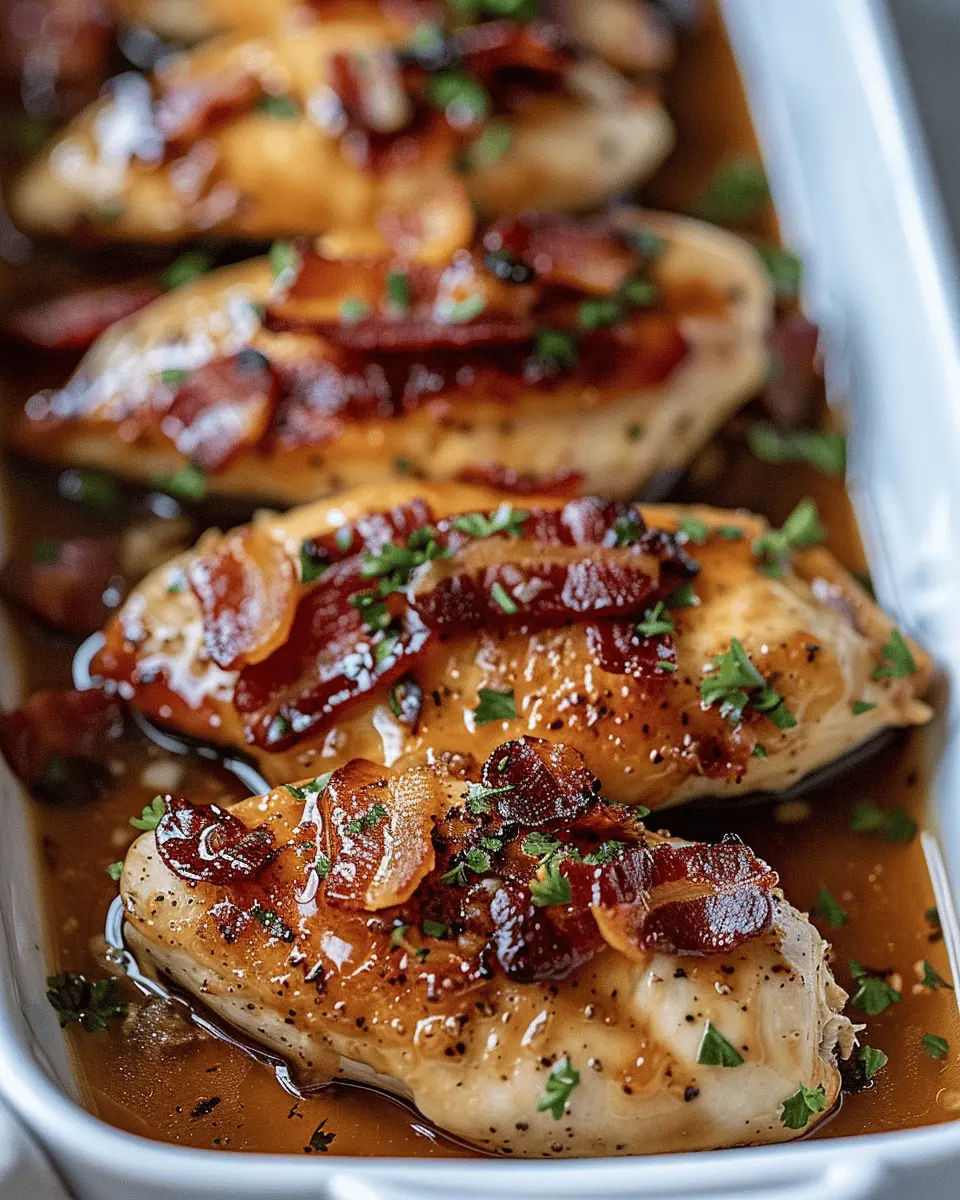 Maple Garlic Bacon Chicken