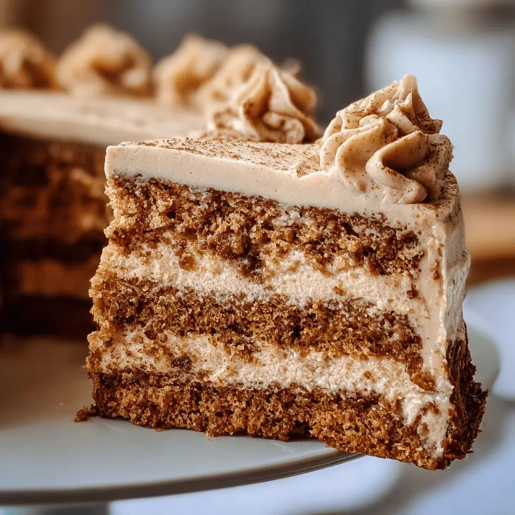 Gingerbread Cake with Cinnamon Molasses Frosting
