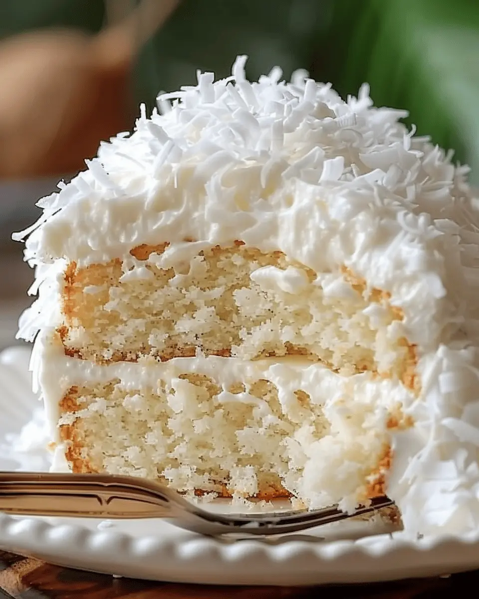 Coconut Cloud Cake