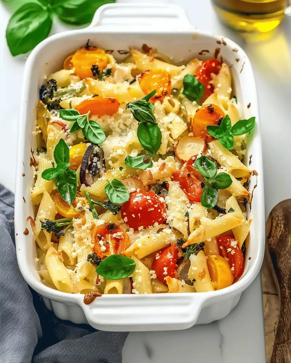 Best Baked Feta Pasta with Vegetables