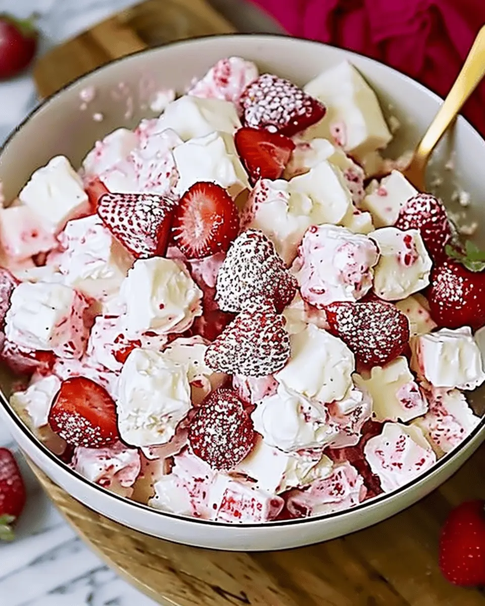 Strawberry Shortcake Fluff Salad
