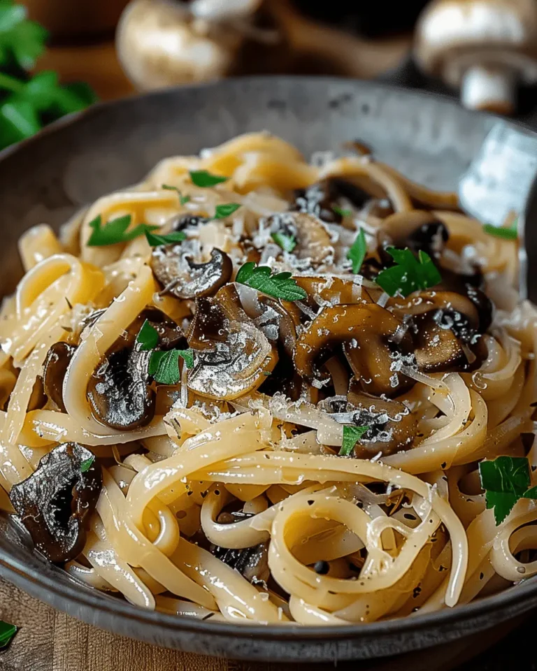 Caramelized Leek and Mushroom Gruyere Pasta