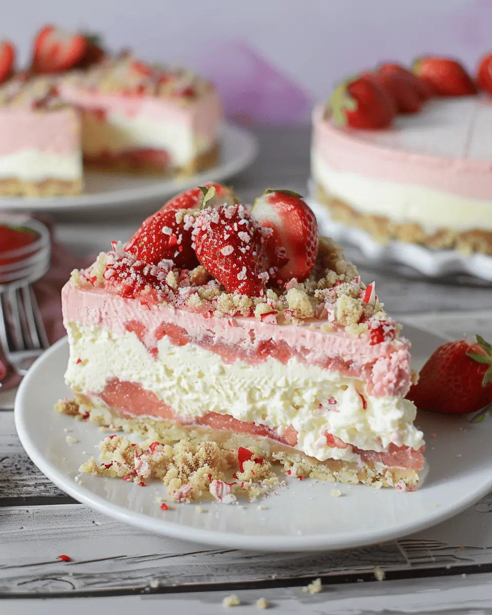 Strawberry Crunch Cheesecake