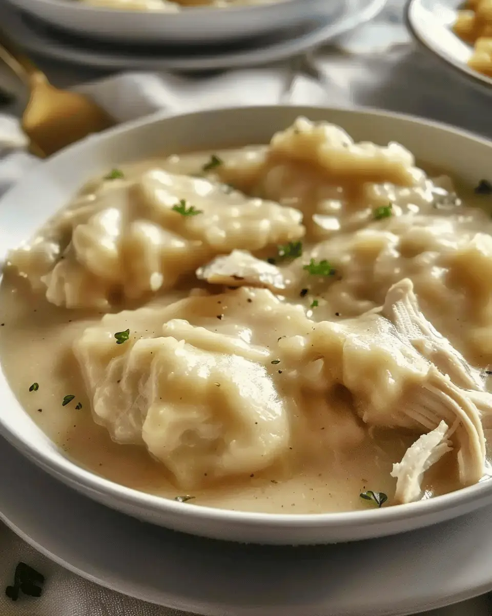 Cracker Barrel-Style Chicken and Dumplings
