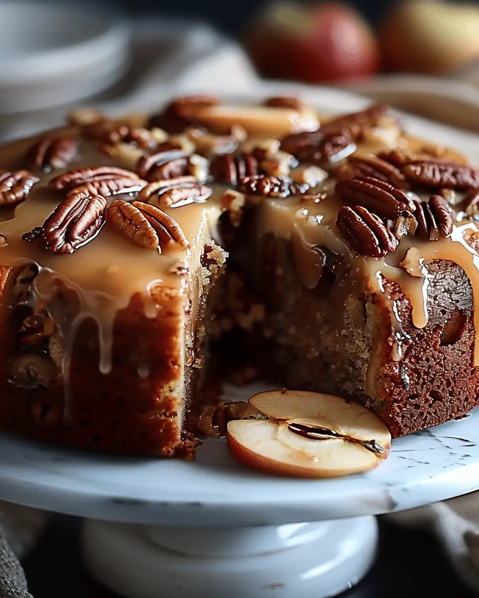Apple Pecan Cake