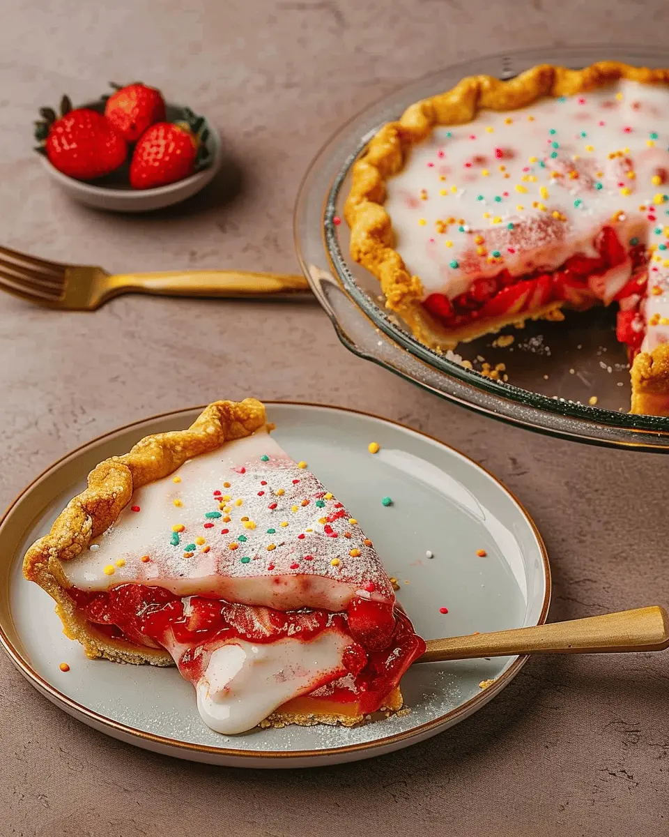 Strawberry Pop-Tart Pie